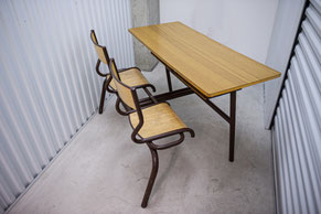Vintage Schulbank Schreibtisch Kinder Echtholz Metall Industrie Industry Antik Furniture Mülheim an der Ruhr Brocante Alt Möbel Ruhrgebiet Shabby Chic.jpg