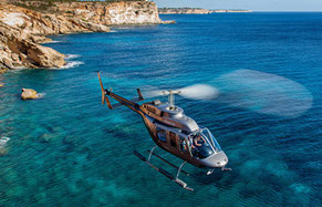 Viaje en helicóptero en Mallorca Son Amoixa Vell