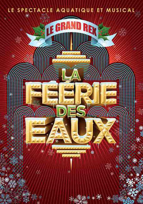 affiche du Grand rex pour le film de noel  pour les spectacle cse et les arbres de noel cse 