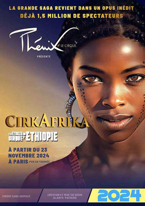 Chapiteau Phenix et son nouveau spectacle cirkafrika  pour les spectacle cse et les arbres de noel cse 