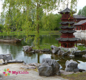 Chinesischer Garten in den Gärten der Welt