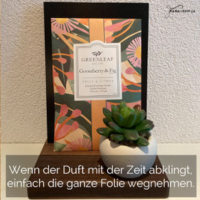 Duftsachets Verwendungstipps