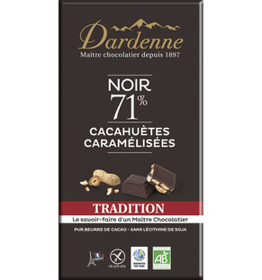 Chocolat Dardenne cachuètes caramélisées