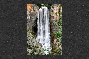 Wasserfall, grosser Wasserfall, Slowenien, Gebirgsfluss