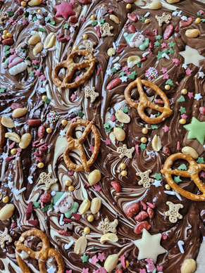 Weihnachts-Bruchschokolade