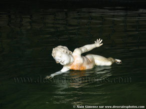 Versailles,château,bassins,bosquets,fontaines,statues,chérubins,nageant,nage