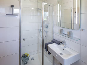 Dusche mit WC