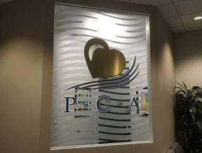 PCA Lobby Window Graphics