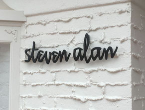 Steven Alan Retail Sign