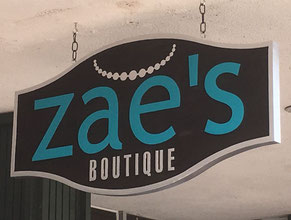 Zae's Business Sign