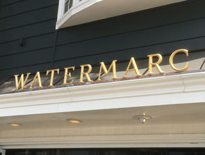 Watermarc Dimensional Letters Gold Leaf Sign