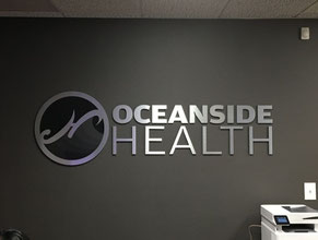 Oceanside 3D Lobby Wall Letters