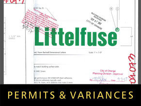 Sign Permits, Variances and CUP's
