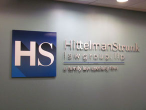 Hittelman 3D Lobby Wall Office Sign