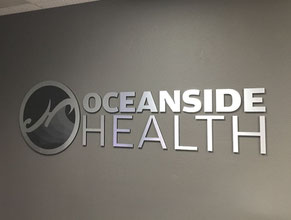 Oceanside Health Lobby Display