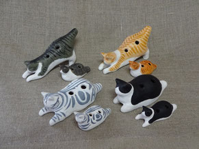 ネコリナ　オカリナ　おもしろ楽器　猫の雑貨  nekorina necorina