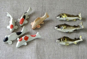 錦鯉　鮎　雑貨　はしおき
