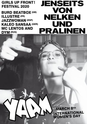 Jenseits von Nelken und Pralinen, Festival, Berlin, World Wide Web, My Voice My Weapon of Choice, Hip Hop, Rap, Female, Woman,Rights