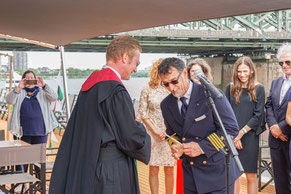 Pastor Ulrich Wenzel & Kapitän Sorin Staicu