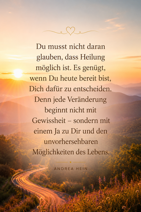 Selbstheilung der Seele