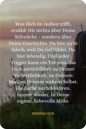 Trigger als Tool zur Heilung