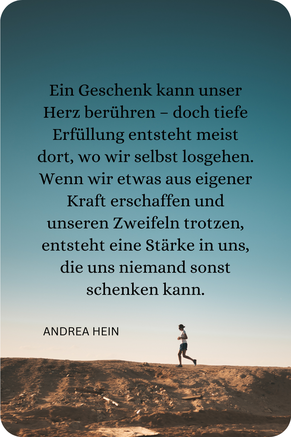 Erfüllung im Leben finden