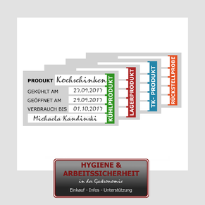 HACCP Lager Etiketten