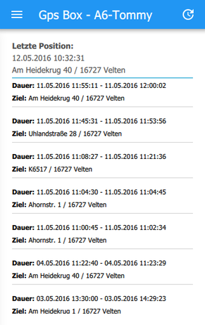 GPS Ortung PKW mit iPhone APP
