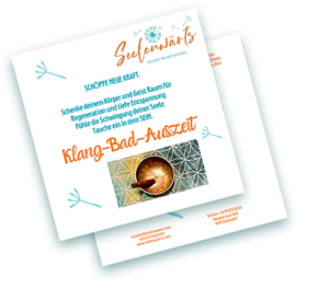 Klang-Massage Flyer in Bubendorf Kanton Baselland