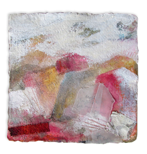 Tagebild Normandie, Mischtechnik, 15 x 15, 8/15