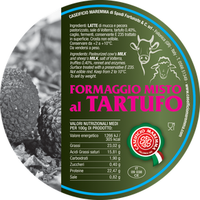 maremma misto mucca vacca bovino pecora formaggio caseificio toscano toscana spadi follonica etichetta italiano origine latte italia tartufo aromatizzato aromatiche sapori fresco