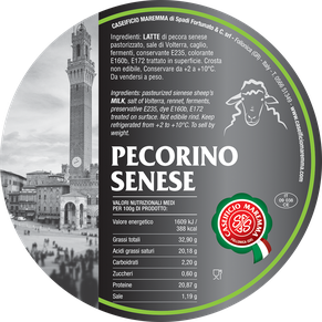 maremma pecora formaggio pecorino caseificio toscano toscana spadi follonica etichetta italiano origine latte italia senese siena