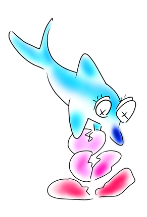 水彩画風 かわいいイルカイラストが無料 翠のメルヘン白書