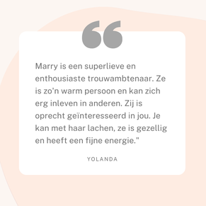 Review door Yolanda van Marry Trouwborst