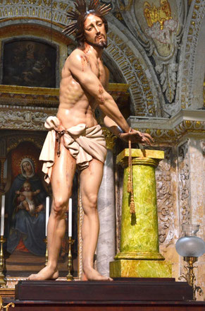 "Jesus Scourged at the Pillar" by Pietru Pawl Azzopardi