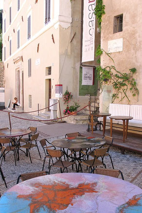 Casa Menotti, Spoleto. Particolare. Foto di Angelo Paionni