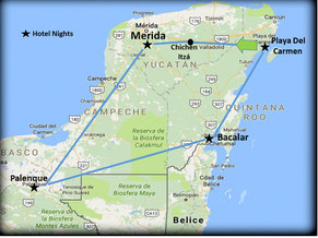 Itinerary: Solo Yucatan