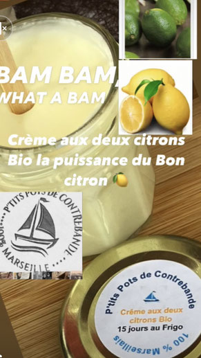 Crème aux deux citrons bio 