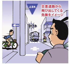 雨の日のバイクスリップ