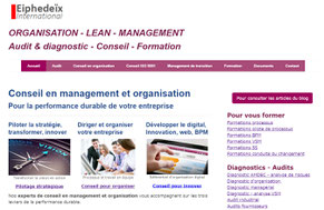 Exemple de site web marketing digital TPE réalisé avec JIMDO