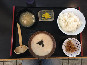 P05　3日目のランチ　宇津ノ谷峠の天神やとろろセット　満腹！