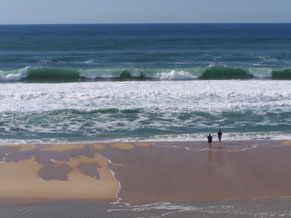 la plage de Biscarosse