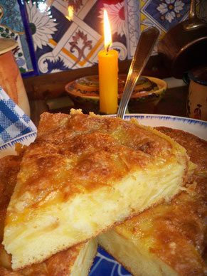 Gâteau "Tantine" pomme-poire à l'ancienne
