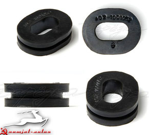402-1001052 Gummibuchse Motorhalter Traverse hinten Moskwitsch M402, M403, M407. Rear Gear Box cross member rubber bushing Moskvich M402, M403, M407. Прокладка поперечины задней опоры двигателя Москвич М402, М403, М407. 