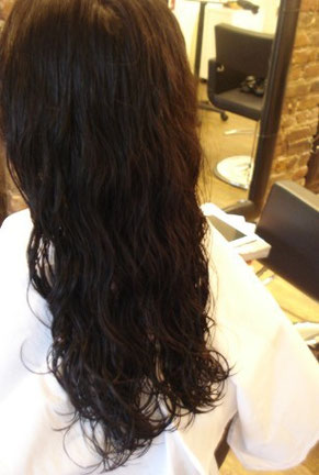 Digital perm in NYC mid town.