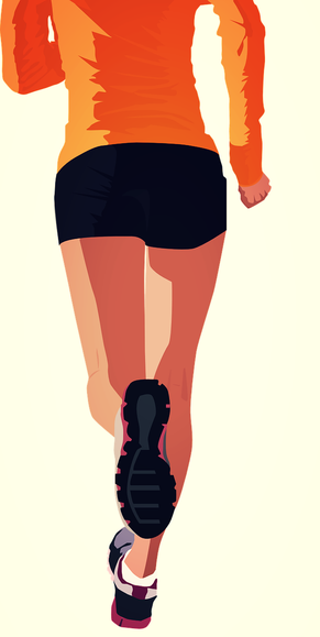 Grafik Joggen Training Laufen