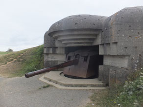 Longues-sur-Mer-Normandie-Frankrijk-kanonnen-nazi-Duits-Atlantische-muur