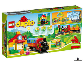 Bei der Bestellung im Onlineshop der-Wegweiser erhalten Sie das Lego Paket 10507 Duplo "Eisenbahn Starter Set".