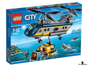 Bei der Bestellung im Onlineshop der-Wegweiser erhalten Sie das Lego Paket 60093 "City Tiefsee-Helikopter".