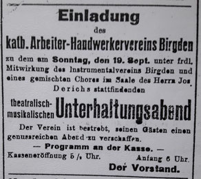 Heinsberger Volkszeitung v. 16.09.1920